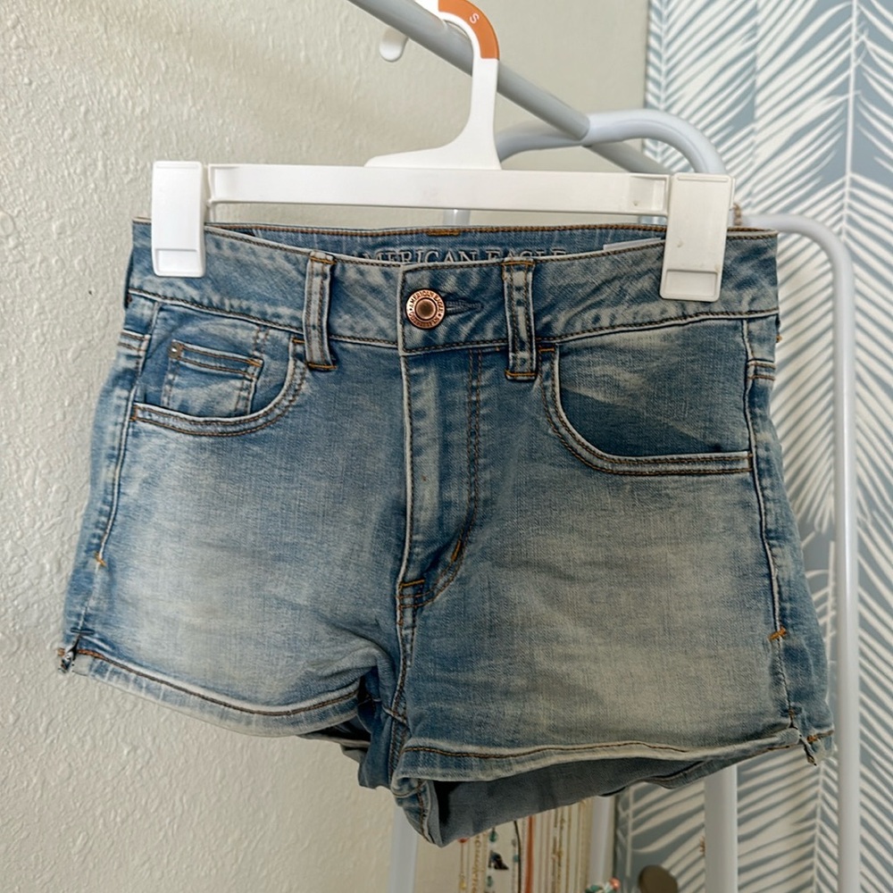 American Eagle super stretch jean shorts